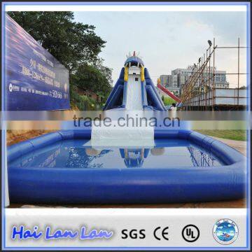 Largest inflatable pool slides for sale on Alibaba