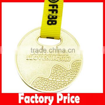 Manufactory Production metal customized basket ball medals