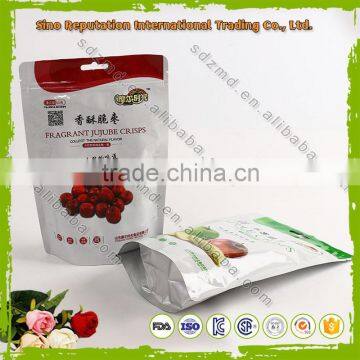 Aluminum Foil Plastic Pouch /three Side Seal For Food Packaging With Zipper / Header photo-3
