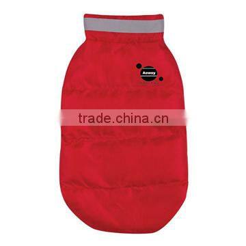 Best selling custom logo red puffy dog vest clothes pets product12