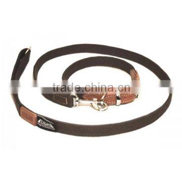 2014 new dog beeper collar and leash-leather webbing dog collar FT-617-1