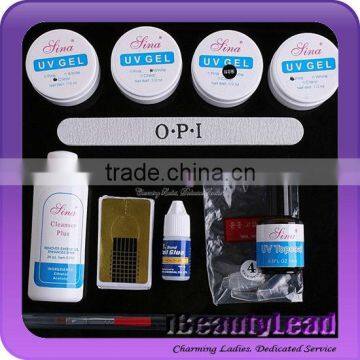 Professional uv gel kit nail uv gel set nail art kit