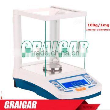 JA1003C 1mg Laboratory Weighing Balance Scales Internal Calibration Imported Electromagnetic Sensor