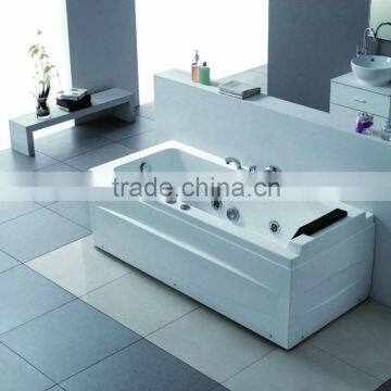 clear acrylic massage bathtub