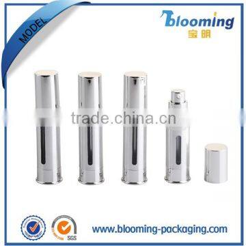 Personal care skin cream airless bottle empty container