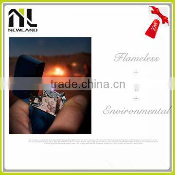 2015 Metal popular flameless custom custom usb lighter no minimum wholesale