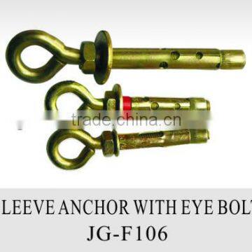 Sleeve anchor with eye bolt zp and yzp