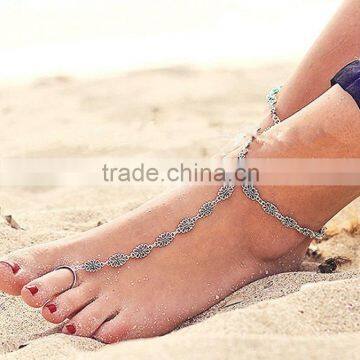 Beach barefoot sandals hollow out anklets