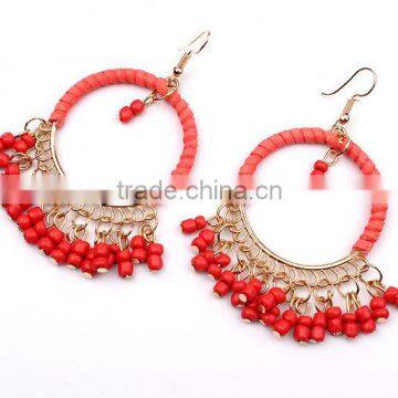 Hoop earrings tassel earrings accessories for women