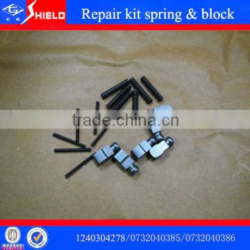 zf gearbox synchronizer parts pressure spring and slide block