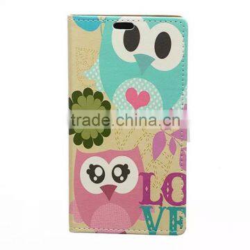 Silk Printing PU Leather Wallet Flip Card Slot Stand Case Cover for Samsung photo-3