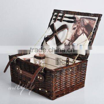 2015 new willow picnic basket