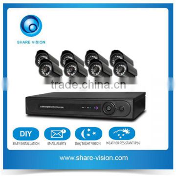 Complete CCTV Kits 8ch DVR& outdoor Analog Camera