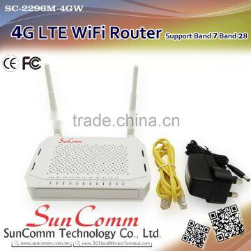 SC-2296M-4GW Band 7 Band 28 lte wifi router with fast data rates