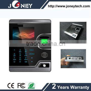 2.8 inch TFT display Touch keyboard Biometric Fingerprint time atttendance & RFID Card ,password, 2w181