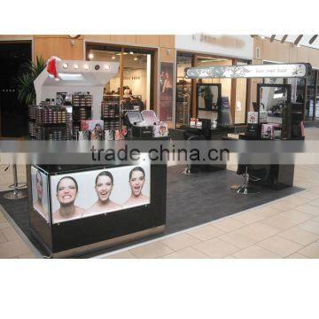 shopping mall makeup showcase kiosk