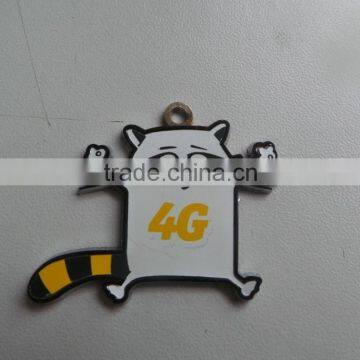 China Factory Advertising Gift Customized Promotional Metal Cat Keychain