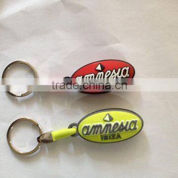 2014 promotional 3d soft pvc keyring