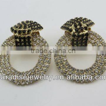 2013 Fashion design cheap rhinestone studing earrings E-21163