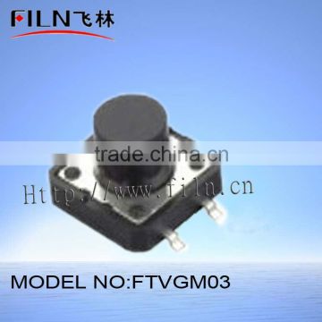 FTVGM03 12mm 4pins smd tactile touch lamp control switch