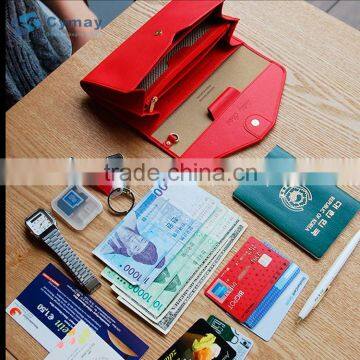 Passport Holder With Botton and Zipper photo-5