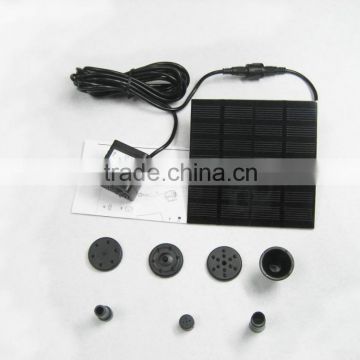 2015 High Quality Solar Panel Power Submersible Outdoor Mini Solar Garden Fountain Plant Water Pump Kit Free Shipping