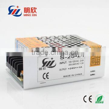 24V 1A 24w led power supply with 2 years Warranty ,DC 24v 24w LED driver