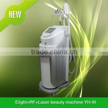 Multi-function IPL& YAG hair removal/ skin tag removal machine