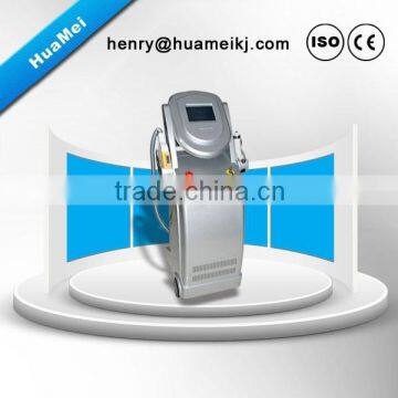 Painless Stationary Double Handles Vertical IPL Machine For Beauty Salon