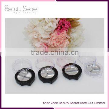 New Round 3cells Eyeshadow Empty Makeup Palette photo-4