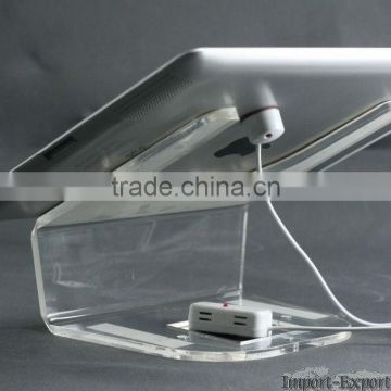 ipad crystal security display stand