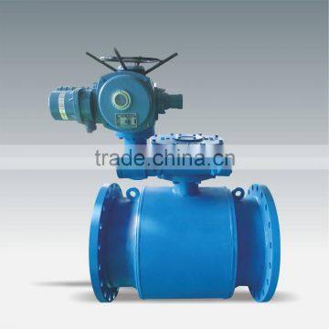 Hot sale electric standard flange fully welded ball valve