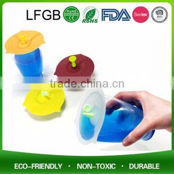 Newest Eco-friendly FDA LFGB Silicone Cup Holder /cup Cover photo-2