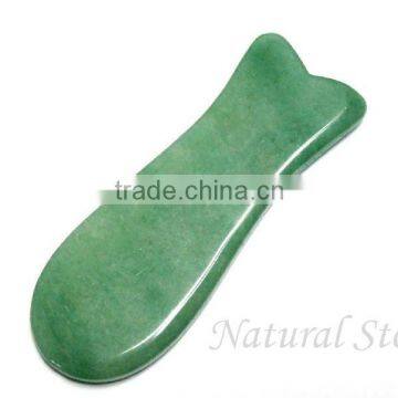 wholesale green jade gua sha massager