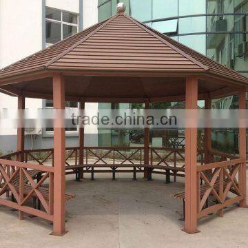 wood plastic pavilion