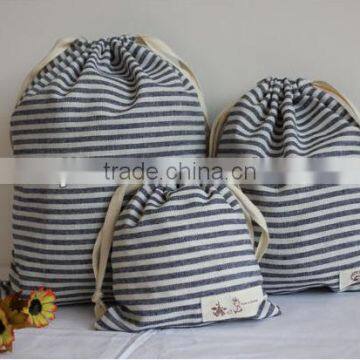 Handwork Cotton Jute 3 Sets Jewelry/Phone/Gift Drawstring Bag (BYSYX5272)
