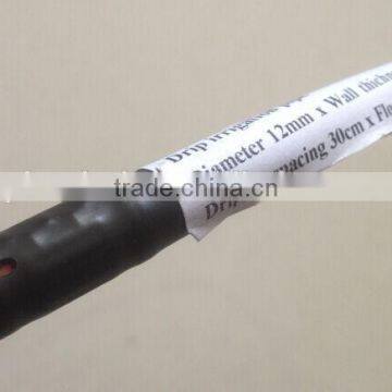 Long life PE new material collumn emitter dripline