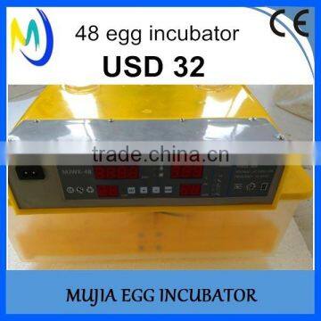 Mujia 48 chicken egg incubator for sale