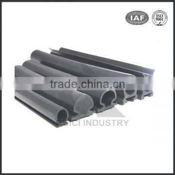 Sound proof extruded rubber seals strip for door and window