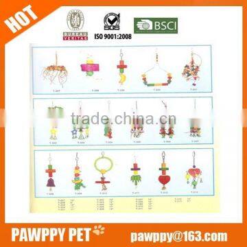 Clean and simple Pet Products Wooden Bird Toy