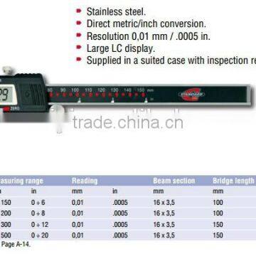 ELECTRONIC DEPTH CALIPERS WITH STEEL TIPS