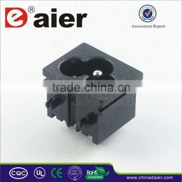 AC-003A 3pin black color socket window socket