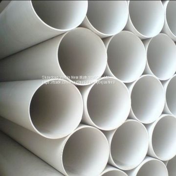 PVC high quality clear white water pipe