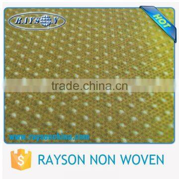 Eco Friendly Polyester Textile With Silicon Dots for Disposable Slippers