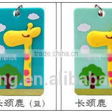 BPA Free Lovely Cartoon Silicon Card / ID Holder Luggage Tag Bank / Bus / Credit Card Cover photo-3