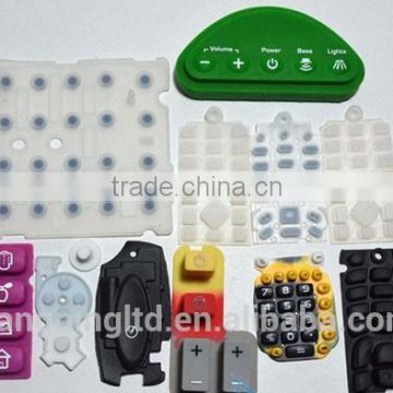 rubber button, silicone rubber buttons, silicone push button MOQ 5000pcs