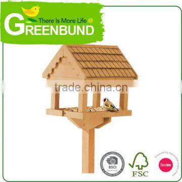 Bird House Wood Carved Chicken Poultry Layer Wild Bird Care