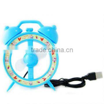 Supply creative fashion fan shape alarm clock