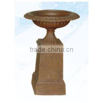 Trade Assurance Big Black Cast Iron Garden Pot,garden Big Pots,garden Flower Pots photo-3