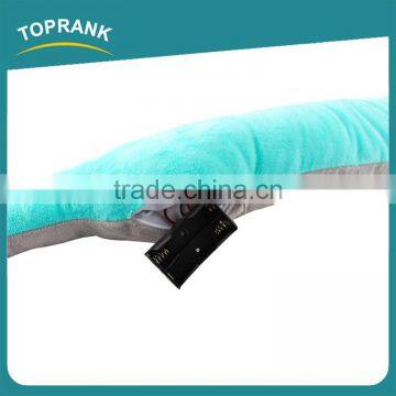 Toprank Velvet Cover Inflatable Neck Massager Pillow Belt Electric Kneading Neck Shoulder Massager photo-2